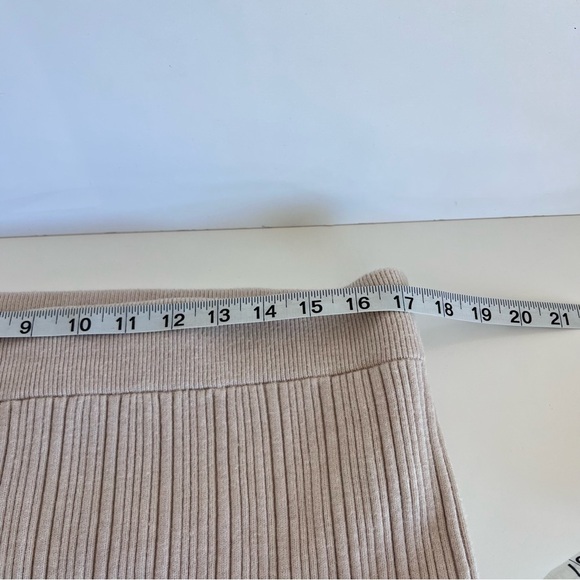 Marled Women’s Ribbed Sweater Knit Midi Skirt - Picture 3 of 8